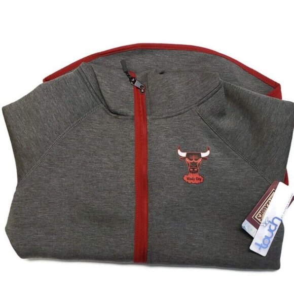 NBA Chicago Bulls Drop Kick Jacket Womens Small Touch by Alyssa Milano Grey - Picture 5 of 9